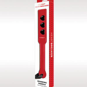 WhipSmart Heartbreaker Spanking Paddle - Red/Black — Power Play Studio