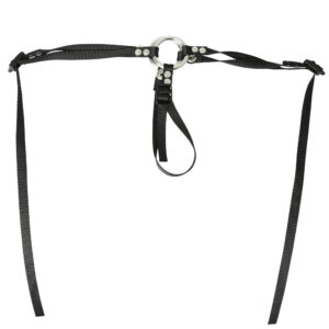 Sportsheets Bare As You Dare Adjustable Strap-On Harness Black — Power Play Studio