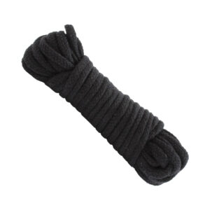 Bondage Rope Cotton (Black) — Power Play Studio
