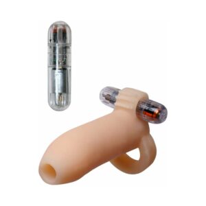 Pipedream Ready-4-Action Real Feel Penis Enhancer Vibrating Extension Sling Beige — Power Play Studio