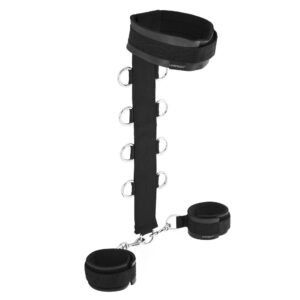 Sportsheets Adjustable Neoprene Neck & Wrist Restraint Black — Power Play Studio