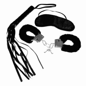 Sportsheets Sex & Mischief 3-Piece Intro to S&M Kit Black — Power Play Studio