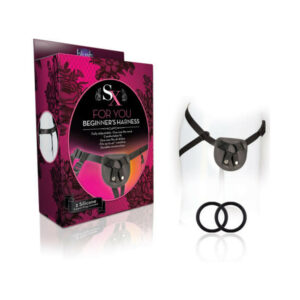 SX For You Adjustable Faux Leather Beginner''s Harness Black — Power Play Studio