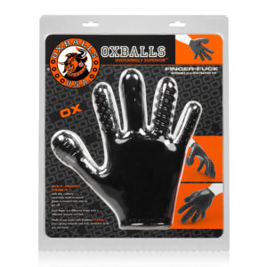 OxBalls Finger Fuck Glove, Black — Gloves & Arm Wear at Power Play Studio