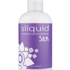 Sliquid Silk Hybrid Lube Glycerin & Paraben Free - 8.5 oz — Original Silicone Lubes — Power Play Studio