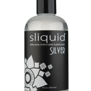 Sliquid Silver Silicone Lube Glycerine & Paraben Free - 8.5 oz — Original Silicone Lubes — Power Play Studio