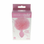 The 9's Cottontails Sioicone Bunny Tail Butt Plug Pink — Power Play Studio - Power Play Studio, LLC