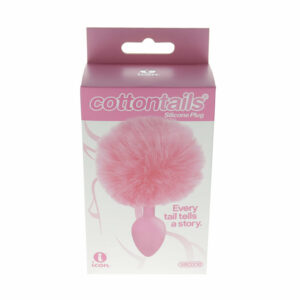 The 9's Cottontails Sioicone Bunny Tail Butt Plug Pink — Power Play Studio