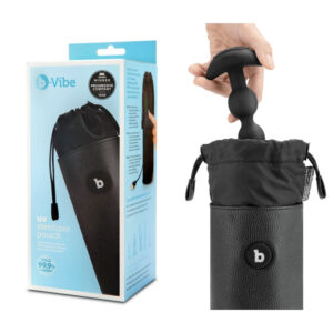 b-vibe UV Sterlizer Pouch Black — Power Play Studio