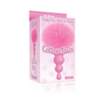 The 9's Cottontails Silicone Bunny Tail Butt Plug Beaded Pink — Power Play Studio - Power Play Studio, LLC