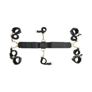 Sportsheets Special Edition Under the Bed Restraint Set Black — Power Play Studio