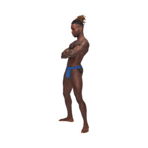 Male Power Sexagon Strappy Ring Jock Royal - view 2