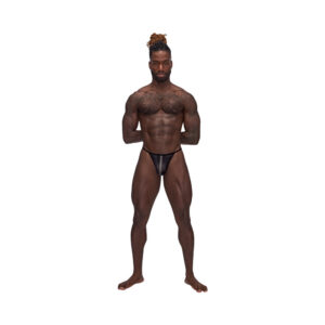 Male Power Landing Strip Micro Thong Black - view 2