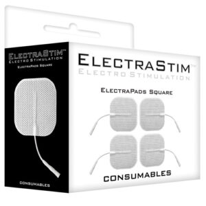 ElectraStim Accessory - Square Self Adhesive Pads (Pack of 4) — Electro Equipment — Power Play Studio