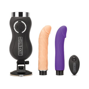 Lux Fetish Rechargeable Thrusting Compact Sex Machine with Remote Control — Power Play Studio