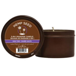 Earthly Body Suntouched Hemp Candle - 6 oz Round Tin High Tide — Power Play Studio