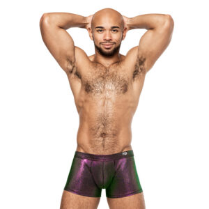 Male Power Hocus Pocus Uplift Mini Short Purple — Power Play Studio