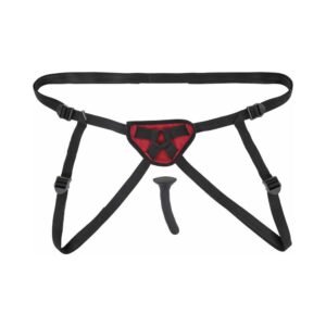 Sportsheets Saffron Silicone Pegging Kit with Adjustable Strap-On Harness & 5 in. Dildo — Power Play Studio