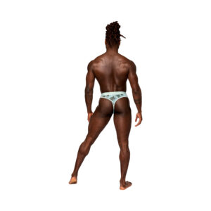 Male Power Sheer Prints Sheer Thong Flamingo - view 2