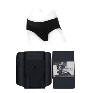 SpareParts Tomboi Rayon Briefs Harness Size — Power Play Studio