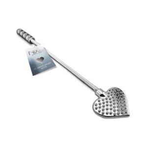 Nixie Metal Riding Crop Flaming Heart — Power Play Studio