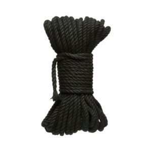 Merci Bind & Tie 6mm Hemp Bondage Rope 50 '' Black — Power Play Studio