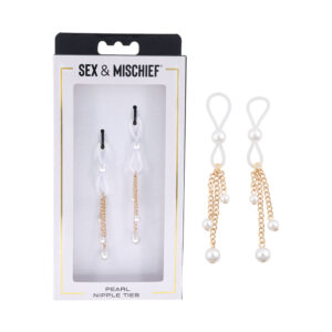 Sportsheets Sex & Mischief Pearl Nipple Ties — Power Play Studio