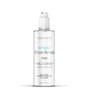 Wicked Sensual Care Simply Timeless Silicone Lubricant - 4 oz — Power Play Studio