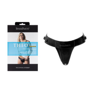SpareParts Theo Cover Underwear Harness Black (Single Strap) Size A Nylon — Power Play Studio