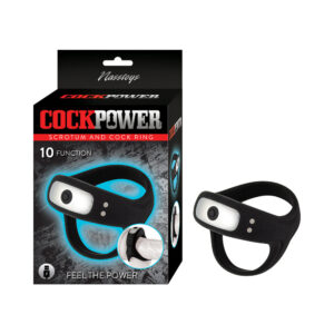 Cockpower Scrotum and Cock Ring Black — Nasstoys at Power Play Studio