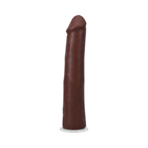 The Realistic Cock 9 in. ULTRASKYN Vac-U-Lock Dildo Chocolate — Power Play Studio