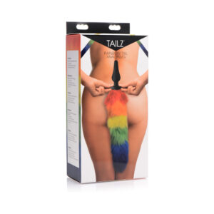 Tailz Rainbow Tail Silicone Butt Plug — Power Play Studio
