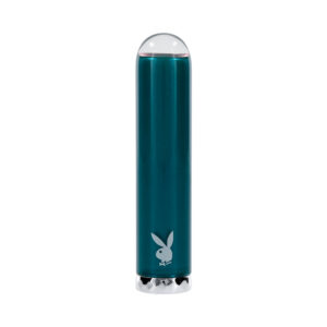 Playboy Emerald Rechargeable Vibrating Glass Mini Vibe Deep Teal — Power Play Studio