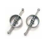 Rouge Stainless Steel Nipple Clamps in Clamshell — Power Play Studio