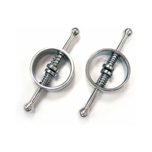 Rouge Stainless Steel Nipple Clamps in Clamshell — Power Play Studio