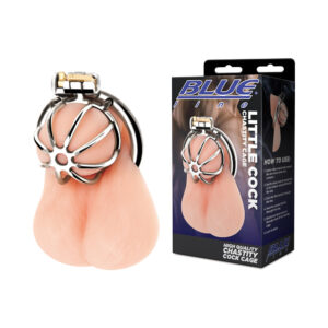Blue Line Little Cock Chastity Cage — Power Play Studio