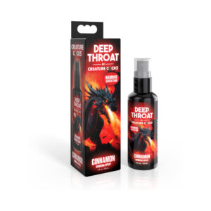 Creature Cocks Throat Numbing Spray Cinnamon 1 oz. — Creature Cocks at Power Play Studio