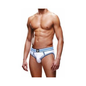 Prowler Open Brief White/Blue - view 2
