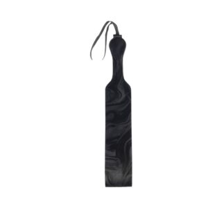 Sportsheets Velvet Noir Loop Paddle - Black — Leather Paddles — Power Play Studio