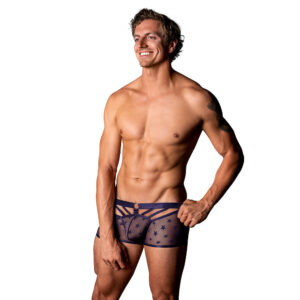 Male Power The Matchmaker Short with Ring Purple — Power Play Studio