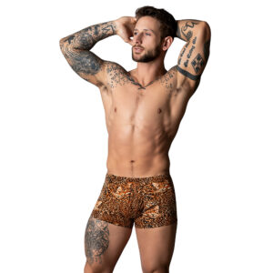 Male Power The Ultimate Duo CRB Pouch Short & Black Cock Ring Animal — Power Play Studio