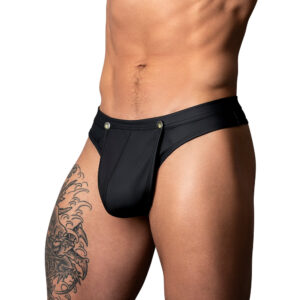 Male Power Oh Snap! Snap off Thong Black - view 2