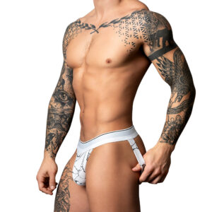 Male Power Soo Cumfy Jock Black/White - view 2