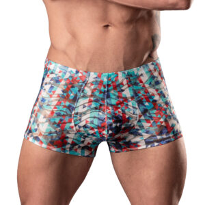 Male Power Your Lace Or Mine Pouch Short Geometric — Power Play Studio