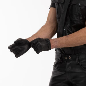 Prowler RED Leather Gloves — Power Play Studio