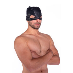Prowler RED Leather Executioners Hood — Power Play Studio