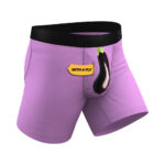 Shinesty The Double Entendre Eggplant Ball Hammock Pouch Underwear with Fly — Power Play Studio - Power Play Studio, LLC