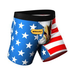 Shinesty The Mascot American Flag Ball Hammock Pouch Underwear with Fly - view 2
