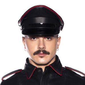 Prowler RED Military Cap Black/Red 57cm (M) — Power Play Studio