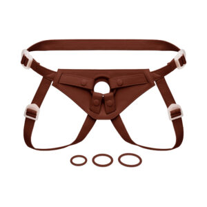 Together Toy NudeFit FlexCurv Strap-On Harness Dark — Power Play Studio